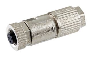 MSAS-04BFFD-SL8005 - AMPHENOL LTW - MSAS-04BFFD-SL8005 - Sensor Connector, Field Installable IDC, M Series, M12, Female, 4 Positions, IDC / IDT Socket