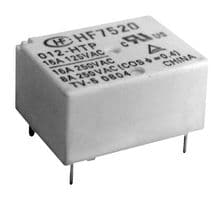 HF7520/012-HTP - HONGFA - HF7520/012-HTP - Power Relay, Subminiature, SPST-NO, 12 VDC, 20 A, HF7520 Series, Through Hole, Non Latching