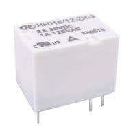 HFD16/12-ZH-3N - HONGFA - HFD16/12-ZH-3N - Signal Relay, High Sensitive, 12 VDC, SPDT, 8 A, HFD16 Series, Through Hole, Non Latching