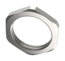 52103000LF - LAPP - 52103000LF - Locknut, Lead Free, M12 x 1.5, Brass, Nickel, 3 mm, SKINDICHT SM-M Series