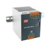 XTR-960-24LA - MEAN WELL - XTR-960-24LA - AC/DC DIN Rail Power Supply (PSU), Lever-Actuated, ITE, Industrial & Laboratory Equipment, 1 Output