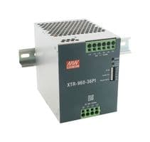 XTR-960-24PI - MEAN WELL - XTR-960-24PI - AC/DC DIN Rail Power Supply (PSU), Push-In Terminal, ITE, Industrial & Laboratory Equipment