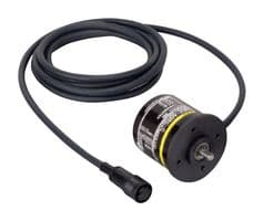 E6CP-AG5C-C - OMRON INDUSTRIAL AUTOMATION - E6CP-AG5C-C - Rotary Encoder, Optical, Absolute, 256 PPR, 0 Detents, Horizontal, Without Push Switch