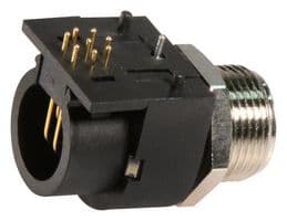 861-004-213R004 - NORCOMP - 861-004-213R004 - Sensor Connector, VULCON M12 Series, M12, Female, 4 Positions, PCB Socket