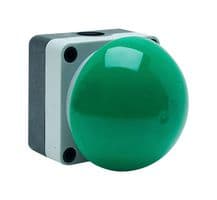SFP-EAM-1A1B-GN - HYLEC - SFP-EAM-1A1B-GN - Foot Operated Switch, Green Button, Push On-Release to Reset, 3 A, 240 V, 85 mm