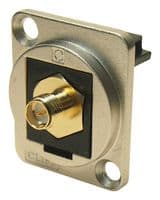 CP30261M - CLIFF ELECTRONIC COMPONENTS - CP30261M - RF / Coaxial Connector, Metal Frame, CSK, SMA RP Coaxial, Straight Jack, Screw, 50 ohm, Brass