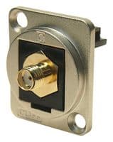 CP30260M - CLIFF ELECTRONIC COMPONENTS - CP30260M - RF / Coaxial Connector, Metal Frame, CSK, SMA Coaxial, Straight Jack, Screw, 50 ohm, Brass