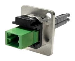 CP30244M - CLIFF ELECTRONIC COMPONENTS - CP30244M - Fiber Optic Adapter, 2Port, CSK Holes, Singlemode, Multimode, MMC Jack, MMC Jack