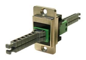 CP30744M - CLIFF ELECTRONIC COMPONENTS - CP30744M - Fiber Optic Adapter, 2Port, CSK Holes, Singlemode, Multimode, MMC Jack, MMC Jack