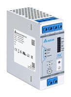 DRU-24V40AMN - DELTA ELECTRONICS - DRU-24V40AMN - Uninterruptible Power Supply (UPS), ITE, 30 V, 24 V, DIN Rail, DRU Series