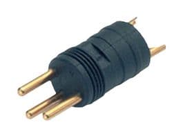 86-7019-0002-00003 - BINDER - 86-7019-0002-00003 - Sensor Connector, 718 Series, M8, Male, 3 Positions, Solder Pin, Straight PCB Mount