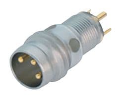 86-6919-0002-00704 - BINDER - 86-6919-0002-00704 - Sensor Connector, 718 Series, M8, Male, 4 Positions, Solder Pin, Straight PCB Mount