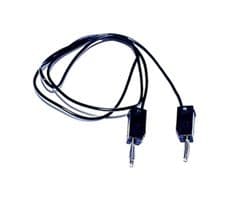AI-000698-0 - MUELLER ELECTRIC - AI-000698-0 - Banana Test Lead, 2mm Banana Plug, Stackable, 2mm Banana Plug, Stackable, 18 ", 457.2 mm, Black