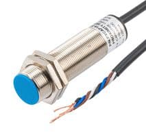 PXCAP18-3005PC - L-COM - PXCAP18-3005PC - Proximity Capacitive Sensor, 0 to 5mm, ABS, 4-Wire, PNP, NO/NC, Cylindrical M18 Thread, Wire Leads