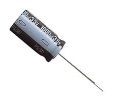 UPS1H102MHD - NICHICON - UPS1H102MHD - Electrolytic Capacitor, 1000 µF, 50 V, ± 20%, Radial Leaded, 1000 hours @ 105°C, Polar