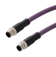 TRGB401-P3P-5M - L-COM - TRGB401-P3P-5M - Sensor Cable, M12 Plug, M12 Plug, 4 Positions, 5 m, 16.4 ft