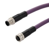 TRGB402-P3P-5M - L-COM - TRGB402-P3P-5M - Sensor Cable, M12 Plug, M12 Receptacle, 4 Positions, 5 m, 16.4 ft
