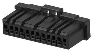 1-1939758-1 - TE CONNECTIVITY - 1-1939758-1 - Connector Housing, 1 Row, Black, Dynamic D-1100S Series, Receptacle, 12 Ways, 2 mm