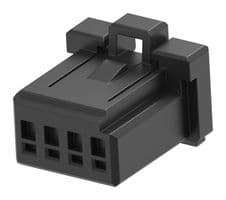 1-1939758-4 - TE CONNECTIVITY - 1-1939758-4 - Connector Housing, 1 Row, Black, Dynamic D-1000 Series, Receptacle, 4 Ways, 2 mm