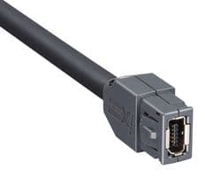 IX40G-B-10P-JC(7.0)(01) - HIROSE / HRS - IX40G-B-10P-JC(7.0)(01) - Modular Connector, Modular Jack, 1 x 1 (Port), 10P10C, Cat6a, Cable Mount