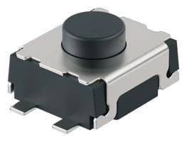 SWT0115-020025SSA - GCT - SWT0115-020025SSA - Tactile Switch, SPST-NO, SWT0115 Series, Top Actuated, Surface Mount, Round Button, 250 gf