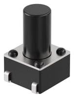 SWT0305-095016JSA - GCT - SWT0305-095016JSA - Tactile Switch, SPST-NO, SWT0305 Series, Top Actuated, Surface Mount, Long Round Plunger, 160 gf