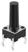 SWT0320-125016TSK - GCT - SWT0320-125016TSK - Tactile Switch, SPST-NO, SWT0320 Series, Top Actuated, Through Hole, Long Round Plunger, 160 gf
