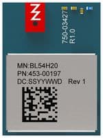 453-00197C - EZURIO - 453-00197C - Bluetooth Module, Chip Antenna, 2.48 GHz, ADC/GPIO/I2S/I2C/I3C/PDM/PWM/QSPI/SPI/SMIF/UART/USB