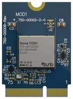 453-00209 - EZURIO - 453-00209 - Wi-Fi & Bluetooth Module, M.2, Key E, MHF4L, 5 GHz, HCI, SDIO, UART