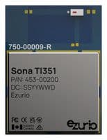 453-00200C - EZURIO - 453-00200C - Wi-Fi & Bluetooth Module, 1216, Chip Antenna, 5 GHz, HCI, SDIO, UART