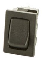 H8601VBAAA - BULGIN / PARTNER STOCK - H8601VBAAA - Rocker Switch, Miniature, Off-(On), SPST, Non Illuminated, Panel Mount, Black, 8600 Series