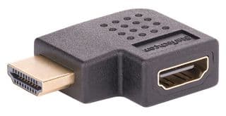 HDMI2HDMIMFRA - STARTECH - HDMI2HDMIMFRA - Connector Adapter, Right Angle HDMI 2.0 Adapter, 90-Degree, High Speed HDMI Port Saver, M/F