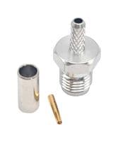 BU-1420303016 - MUELLER ELECTRIC - BU-1420303016 - RF / Coaxial Connector, SMA Coaxial, Straight Jack, Crimp, 50 ohm, Beryllium Copper
