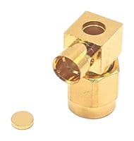 BU-1420694101 - MUELLER ELECTRIC - BU-1420694101 - RF / Coaxial Connector, SMA Coaxial, Right Angle Plug, Solder, 50 ohm, Beryllium Copper