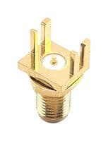 BU-1420711851 - MUELLER ELECTRIC - BU-1420711851 - RF / Coaxial Connector, SMA Coaxial, Straight Jack, Board Edge / End Launch, 50 ohm