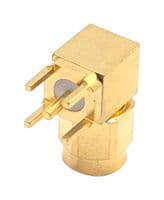BU-1420801301 - MUELLER ELECTRIC - BU-1420801301 - RF / Coaxial Connector, SMA Coaxial, Right Angle Plug, Through Hole Right Angle, 50 ohm, Brass