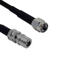 ASMQM1000A058L11 - SIRETTA - ASMQM1000A058L11 - RF / Coaxial Cable Assembly, Low Loss, 6GHz Frequency, 32.8 ft, 10 m, SLL200, QMA-Male