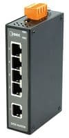 SX5E-HU055B - IDEC - SX5E-HU055B - Switch, 5 Ports, Industrial, Unmanaged Fast Ethernet, DIN Rail, RJ45 x 5, 10Mbps, 100Mbps