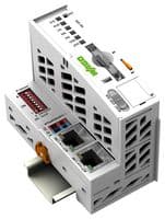 750-8110 - WAGO - 750-8110 - Controller, PFC100, 2nd Generation, 2 x ETHERNET ECO, DIN Rail, 24 VDC, 700 mA, IP20, 750 Series