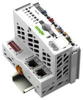 750-8111 - WAGO - 750-8111 - Controller, PFC100, 2nd Generation, 2 x ETHERNET, DIN Rail, 24 VDC, 1700 mA, IP20, 750 Series