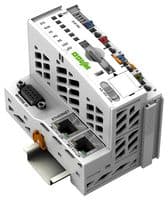 750-8112/025-000 - WAGO - 750-8112/025-000 - Controller, PFC100, 2nd Generation, 2 x ETHERNET, RS-232/RS-485, Ext. Temp, DIN Rail, 24VDC, 1700 mA