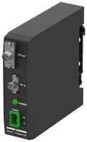 RFOF1 - 6GHZ (TX) - HUBER+SUHNER - RFOF1 - 6GHZ (TX) - Wideband RF Transmitter, 20MHz to 6GHz, 1 RF Input, 1 FO Output, DIN Rail