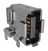 ND9BS120C - AMPHENOL COMMUNICATIONS SOLUTIONS - ND9BS120C - Modular Connector, B Key, IX Type B Jack, 1 x 1 (Port), 10P10C, Cat6a, IP20, Surface Mount