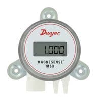 MSX-U12-PA - DWYER - MSX-U12-PA - Pressure Transmitter, Unidirectional, Differential, Tube, 5 Inch-H2O, 1/8", 3/16", 1/4", 5mm, 6mm