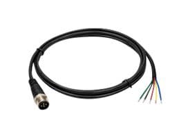 OPT1-M12C-5MA-200 - ADVANTECH - OPT1-M12C-5MA-200 - Sensor Cable, A Coded, M12 Plug, Free End, 5 Positions, 2 m, 6.6 ft