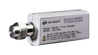 E4413A/-100 - KEYSIGHT TECHNOLOGIES - E4413A/-100 - RF Power Sensor, Wide Dynamic Range, 50MHz to 26.5GHz, -70dBm to +20dBm, 400 readings / second