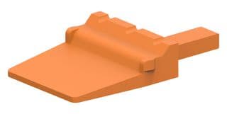 WM-3P - DEUTSCH - TE CONNECTIVITY - WM-3P - Connector Accessory, Orange, PBT, Wedgelock, AMP DTM Series 3 Position Automotive Connectors