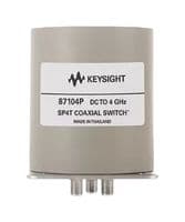 87104P/-024/-161 - KEYSIGHT TECHNOLOGIES - 87104P/-024/-161 - Coaxial Switch, Low PIM, SP4T, 0.6975 dB Insertion Loss, 65 dB Isolation, 26.5 GHz, 87104 Series