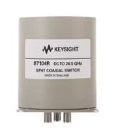 87104R/-024/-161 - KEYSIGHT TECHNOLOGIES - 87104R/-024/-161 - Coaxial Switch, Low PIM, SP4T, 0.6975 dB Insertion Loss, 65 dB Isolation, 26.5 GHz, 87104 Series