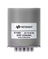 87106DH24/-024/-161 - KEYSIGHT TECHNOLOGIES - 87106DH24/-024/-161 - Coaxial Switch, SP6T, 2.4mm Connector, 1.1 dB Insertion Loss, 65 dB Isolation, 40 GHz, 87106D Series